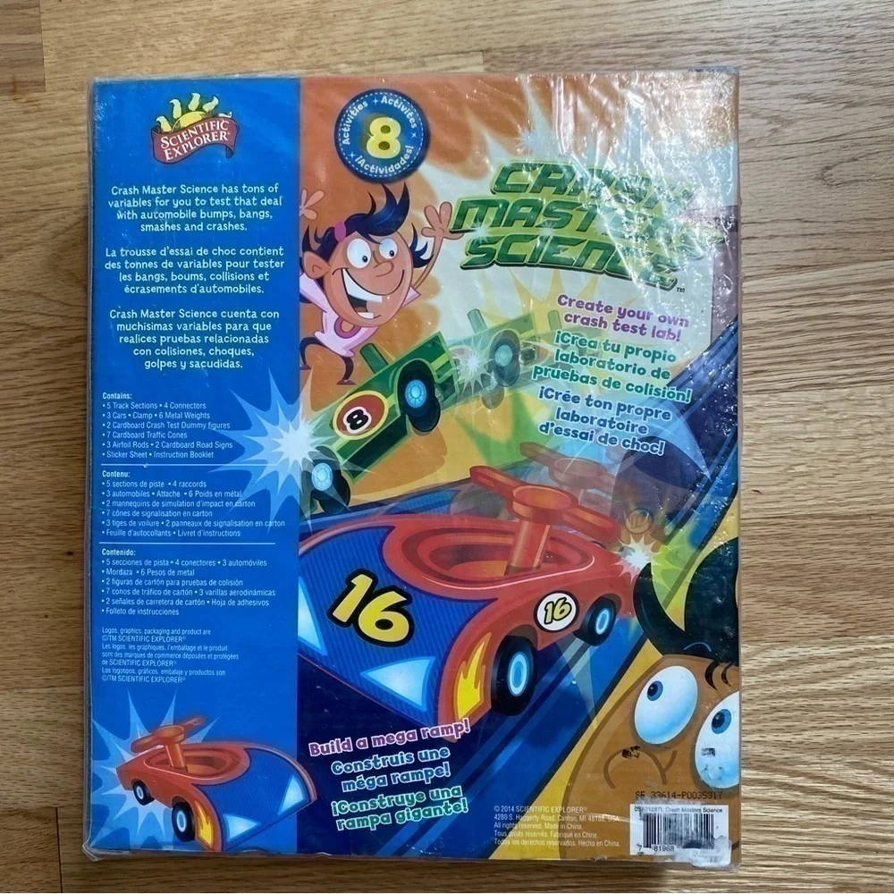 Mythbusters Crash Masters Science Collisions Experiment Kit NEW Explorer Cars